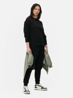 Loungewear|Hoodies Und Sweatshirts|Primark Rundhals-Sweatshirt Schwarz