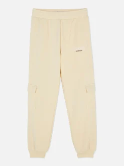 Jogginghosen|Primark „San Diego“ Cargo-Jogginghose Mit Bündchen Ecrufarben