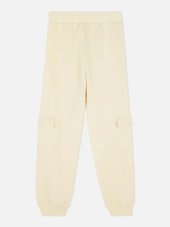 Jogginghosen|Primark „San Diego“ Cargo-Jogginghose Mit Bündchen Ecrufarben