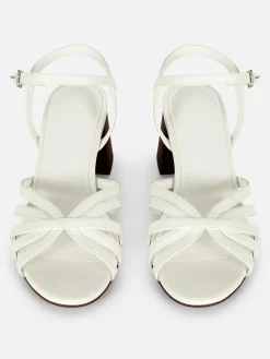 Sandalen|Primark Sandaletten Mit überkreuzten Riemchen Weiß