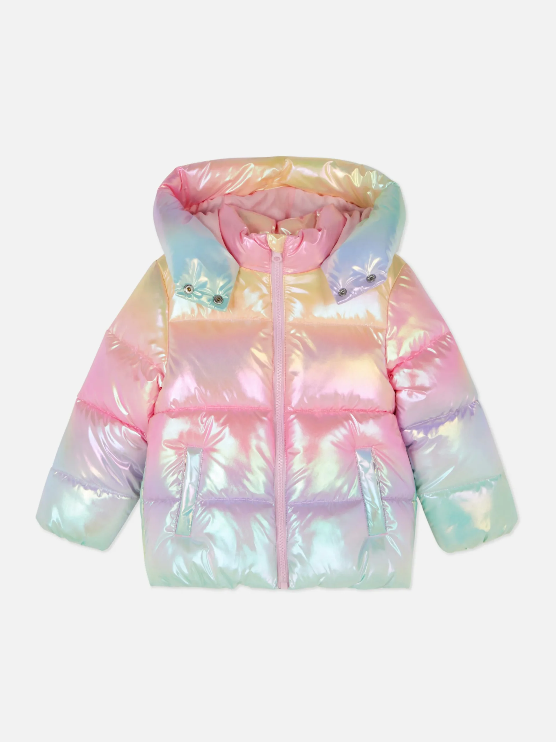 Jacken Und Mäntel|Primark Schimmernde Pufferjacke Im Ombré-Look Multi