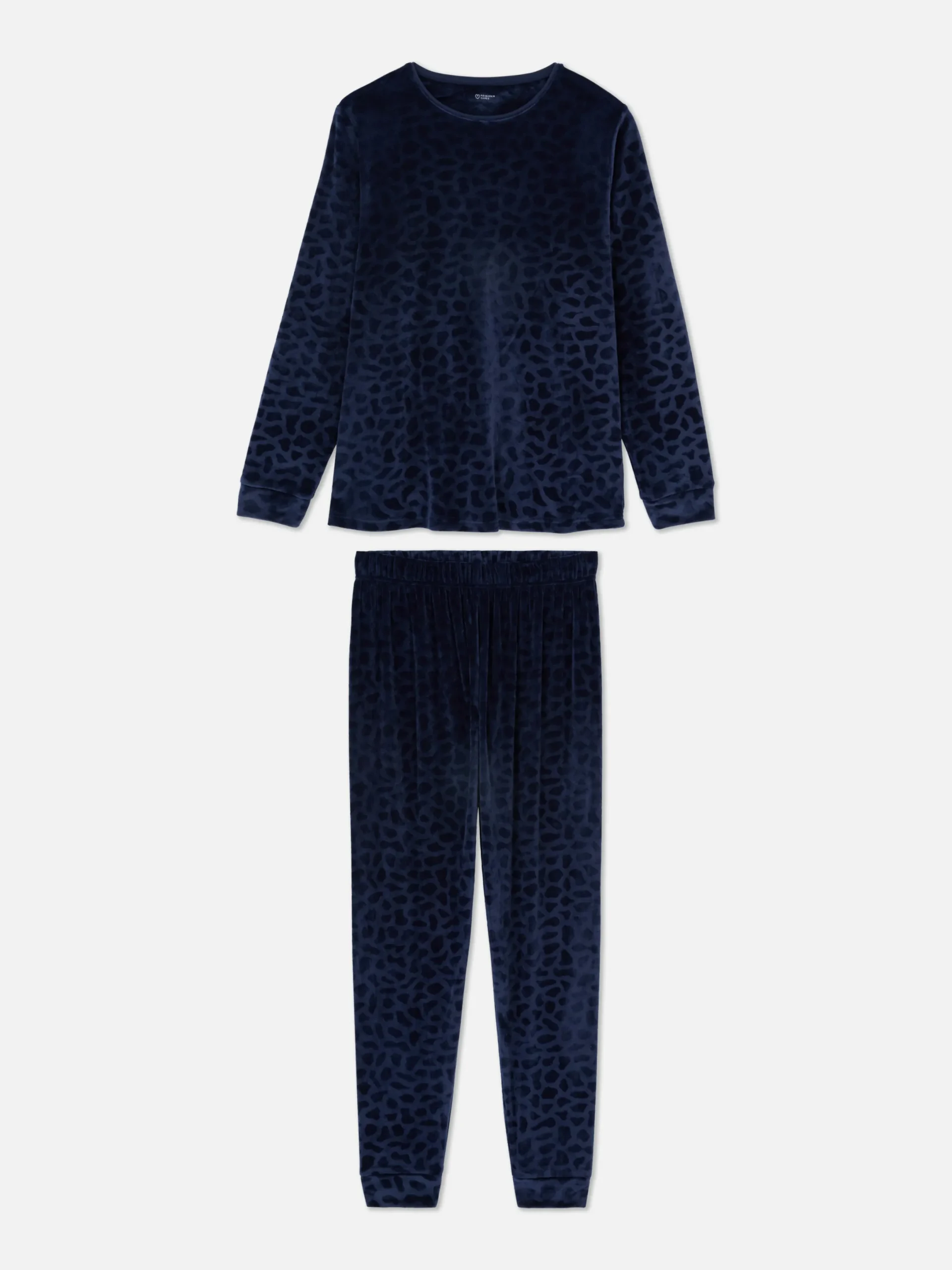 Schlafanzüge|Primark Schlafanzug Aus Minkystoff Marineblau