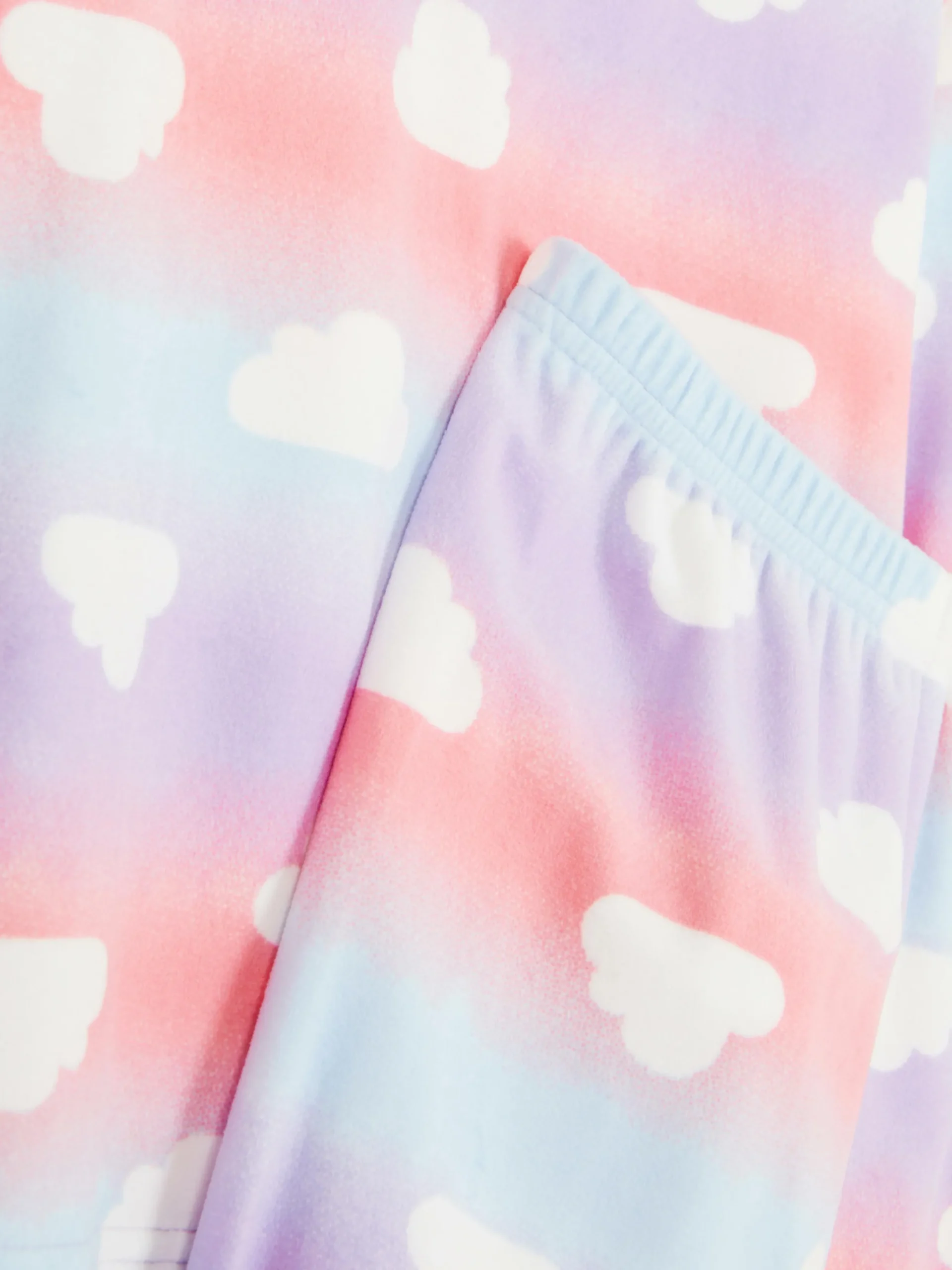 Schlafanzüge Und Nachtwäsche|Primark Schlafanzug Aus Velours Mit Wolken-Design Multi