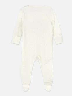 Babygirls Und Strampler|Primark Schlafanzug Mit „Born In 2024“-Schriftzug Weiß