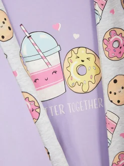 Schlafanzüge Und Nachtwäsche|Primark Schlafanzug Mit Bubble-Tea-Muster, 2er-Pack Multi