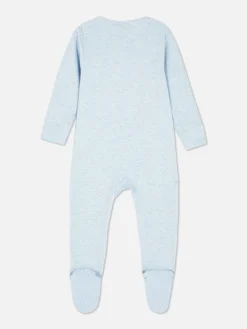 Babygirls Und Strampler|Primark Schlafanzug Mit „Little Brother“-Stickerei Blau
