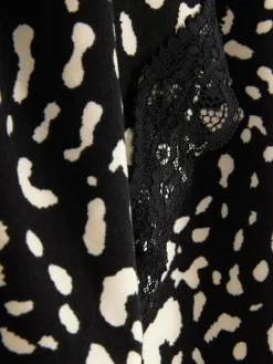 Schlafanzüge|Primark Schlafanzug Mit Trägertop Und Shorts Schwarz/Nude