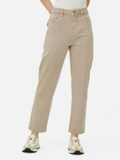 Denim|Jeans|Primark Schmal Geschnittene Jeans Mit Geradem Bein Sandfarben