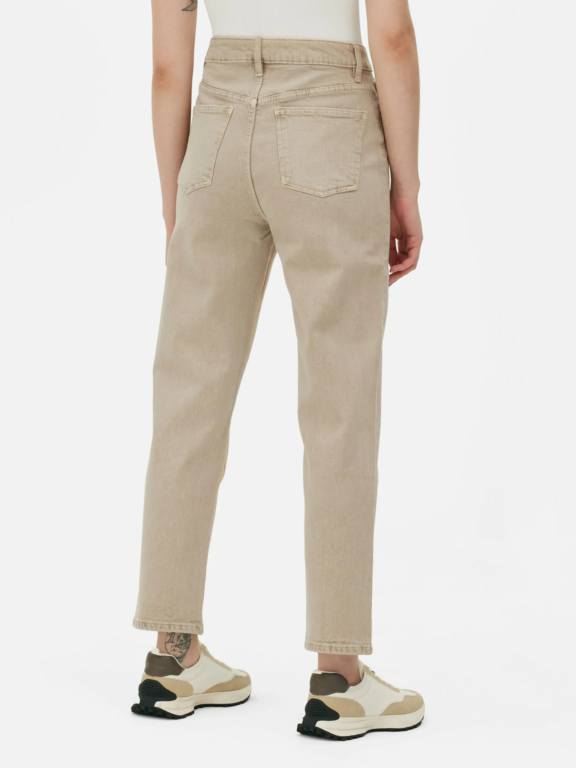Denim|Jeans|Primark Schmal Geschnittene Jeans Mit Geradem Bein Sandfarben