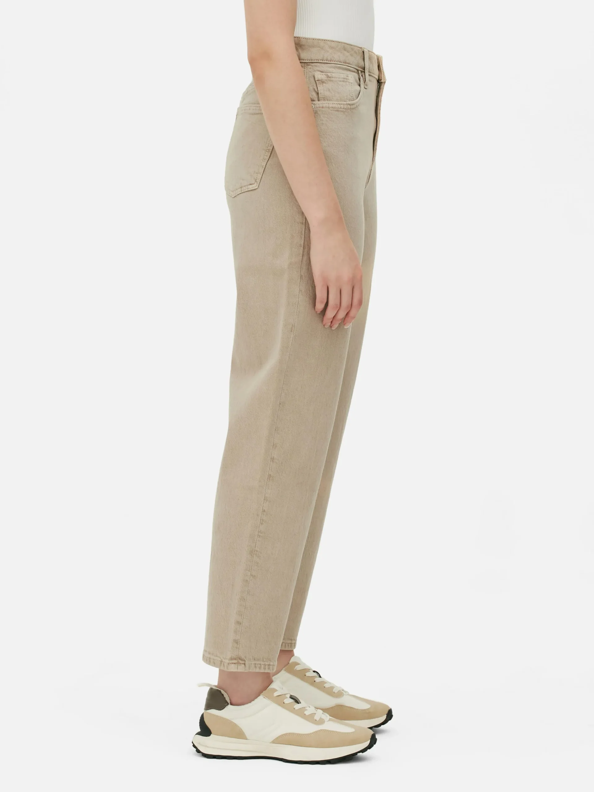 Denim|Jeans|Primark Schmal Geschnittene Jeans Mit Geradem Bein Sandfarben