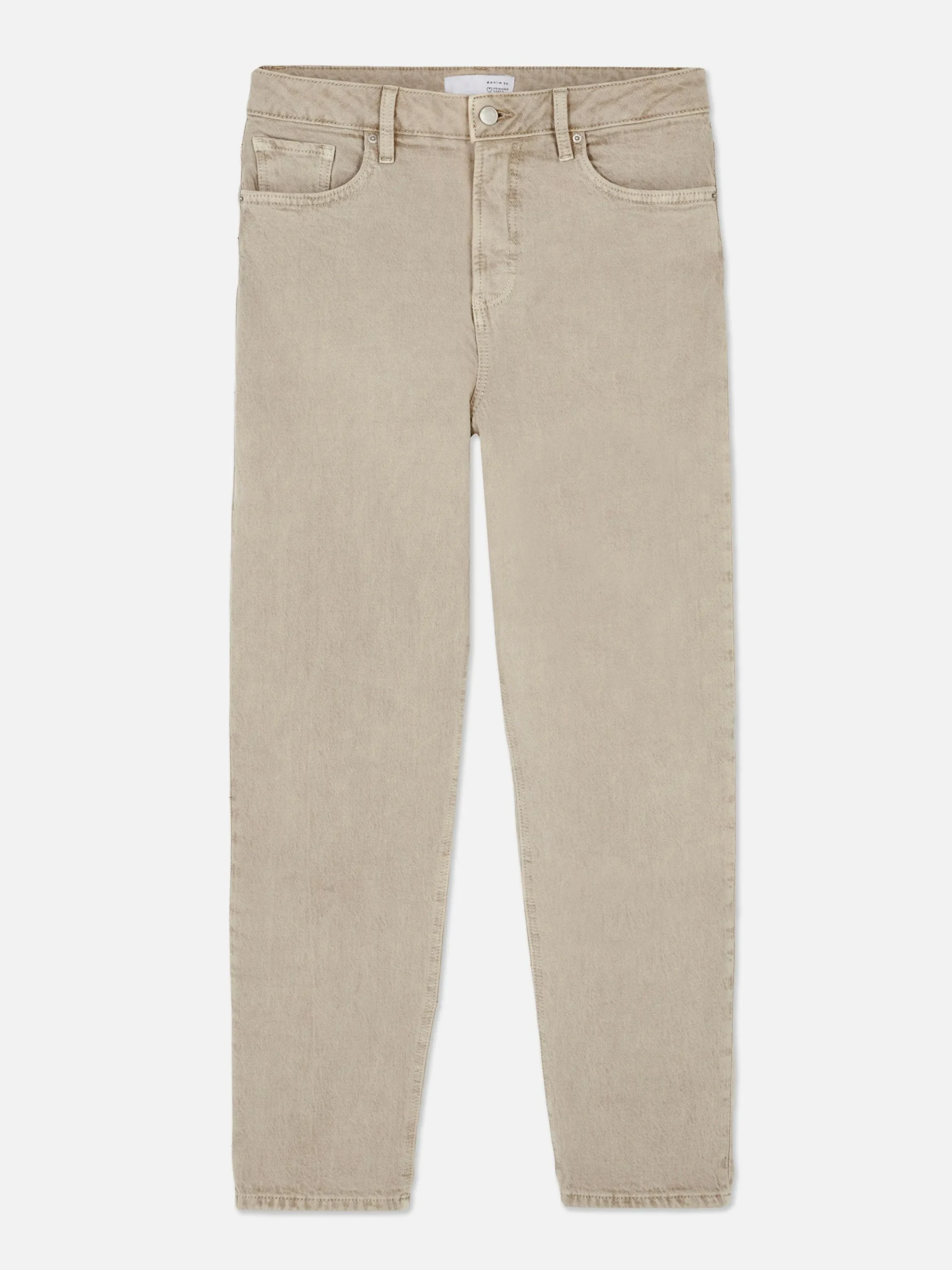 Denim|Jeans|Primark Schmal Geschnittene Jeans Mit Geradem Bein Sandfarben