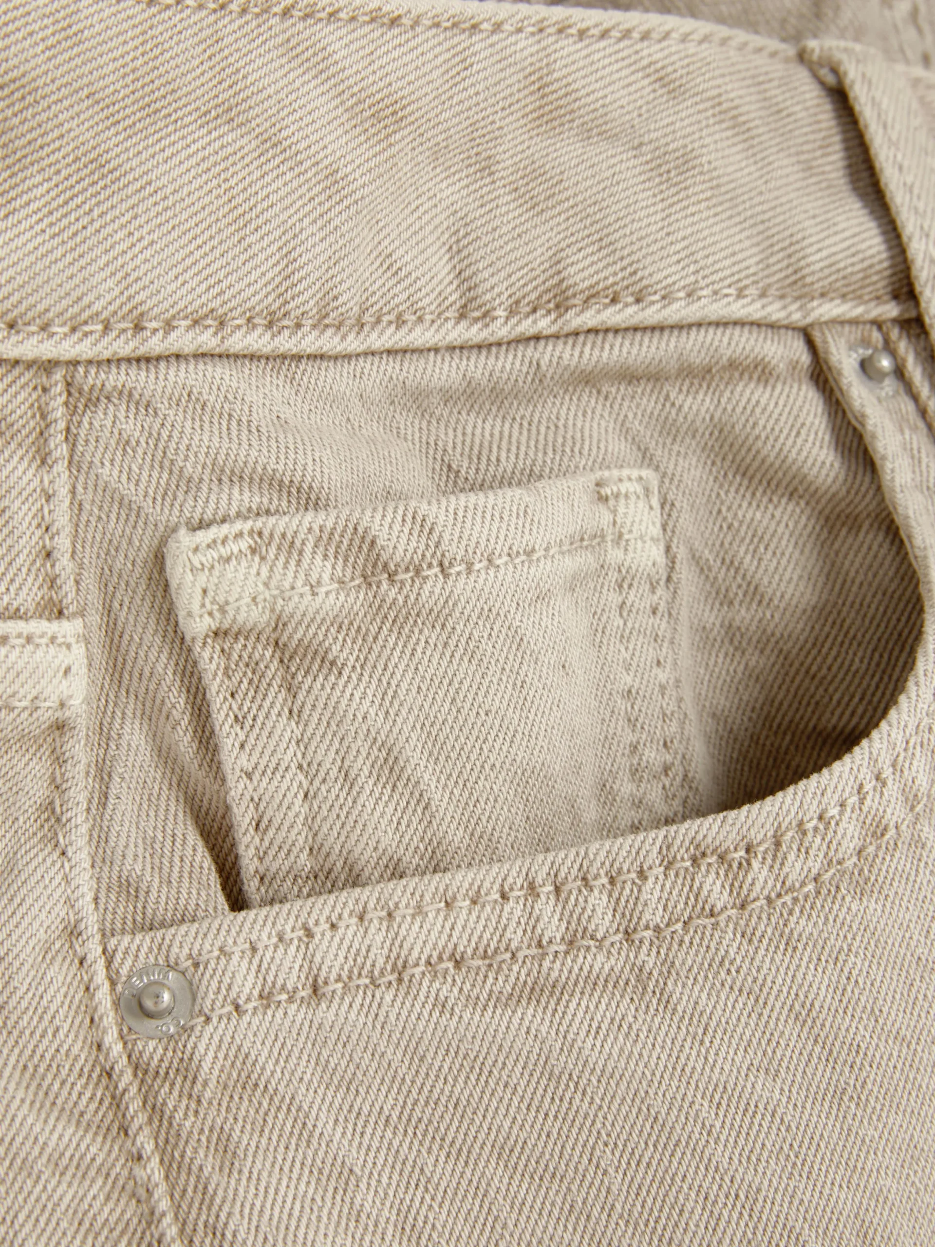 Denim|Jeans|Primark Schmal Geschnittene Jeans Mit Geradem Bein Sandfarben