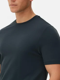 Tops Und T-Shirts|Primark Schmales „Kem“ T-Shirt Marineblau