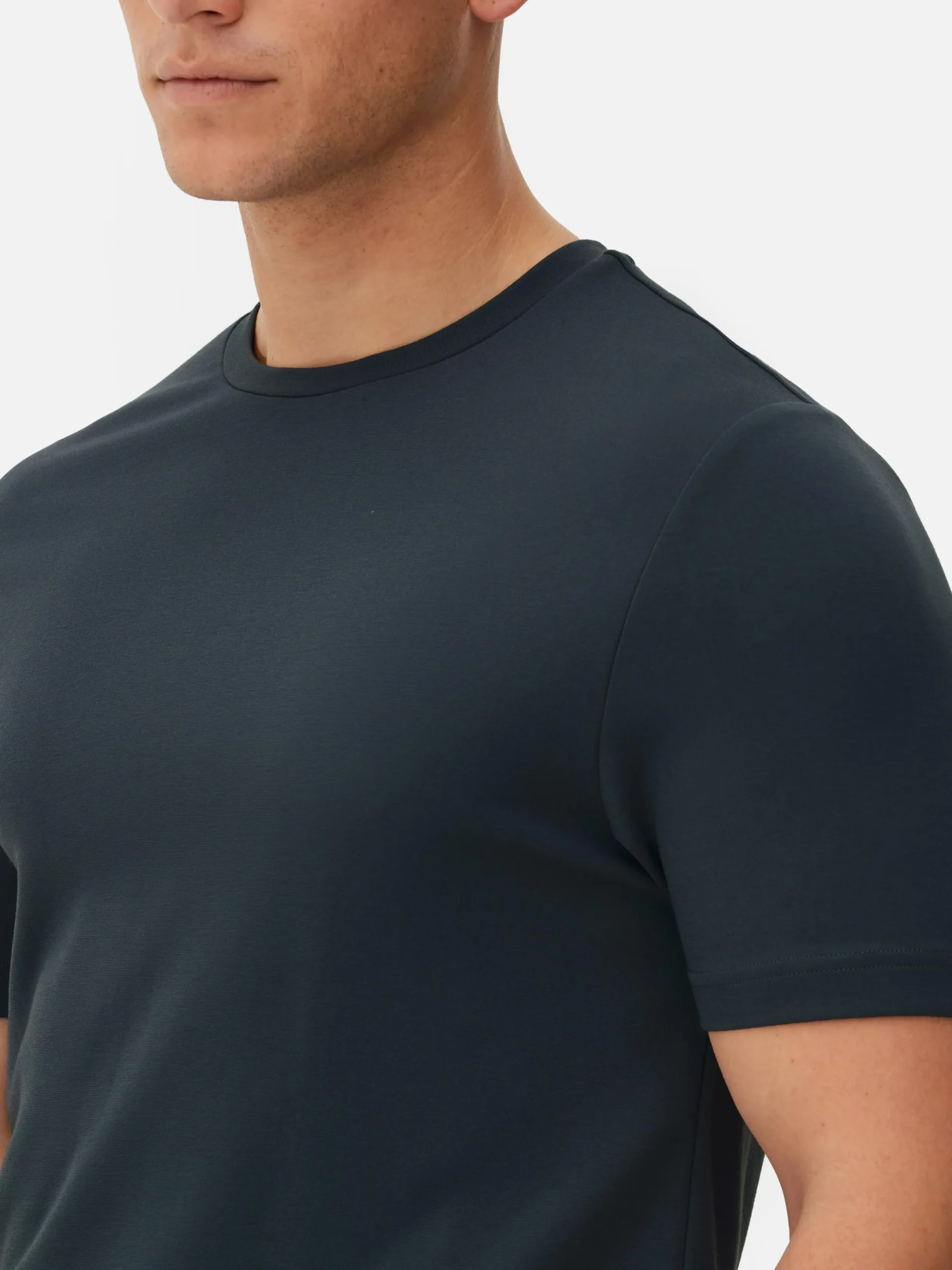 Tops Und T-Shirts|Primark Schmales „Kem“ T-Shirt Marineblau