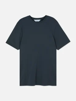 Tops Und T-Shirts|Primark Schmales „Kem“ T-Shirt Marineblau