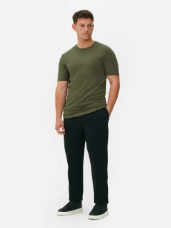 Tops Und T-Shirts|Primark Schmales „Kem“ T-Shirt Khakifarben