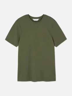 Tops Und T-Shirts|Primark Schmales „Kem“ T-Shirt Khakifarben