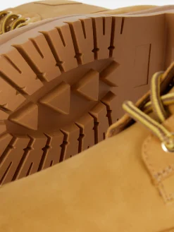 Stiefel|Primark Schnürstiefeletten Mit Gummisohle Beige