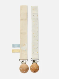 Füttern Und Abstillen|Primark Schnuller-Clips Mit Entenmotiv, 2er-Pack Gelb