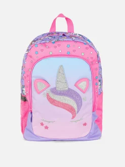 Taschen|Primark Schulrucksack Mit 3D-Einhorn-Design Rosa
