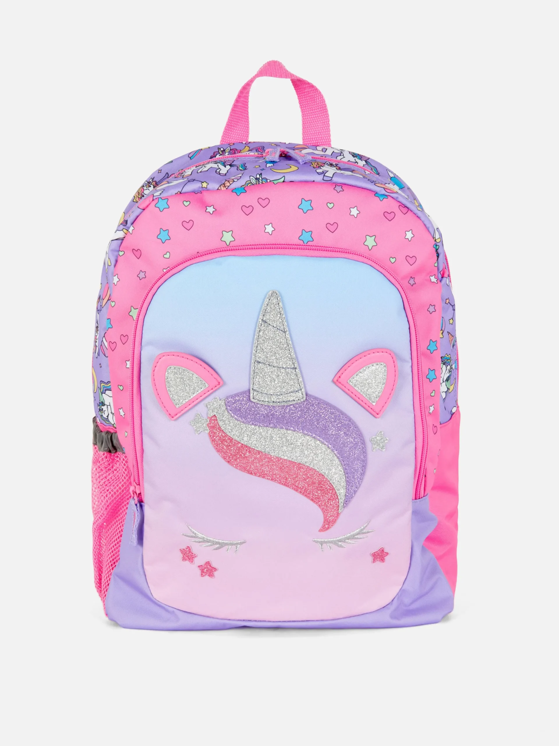 Taschen|Primark Schulrucksack Mit 3D-Einhorn-Design Rosa