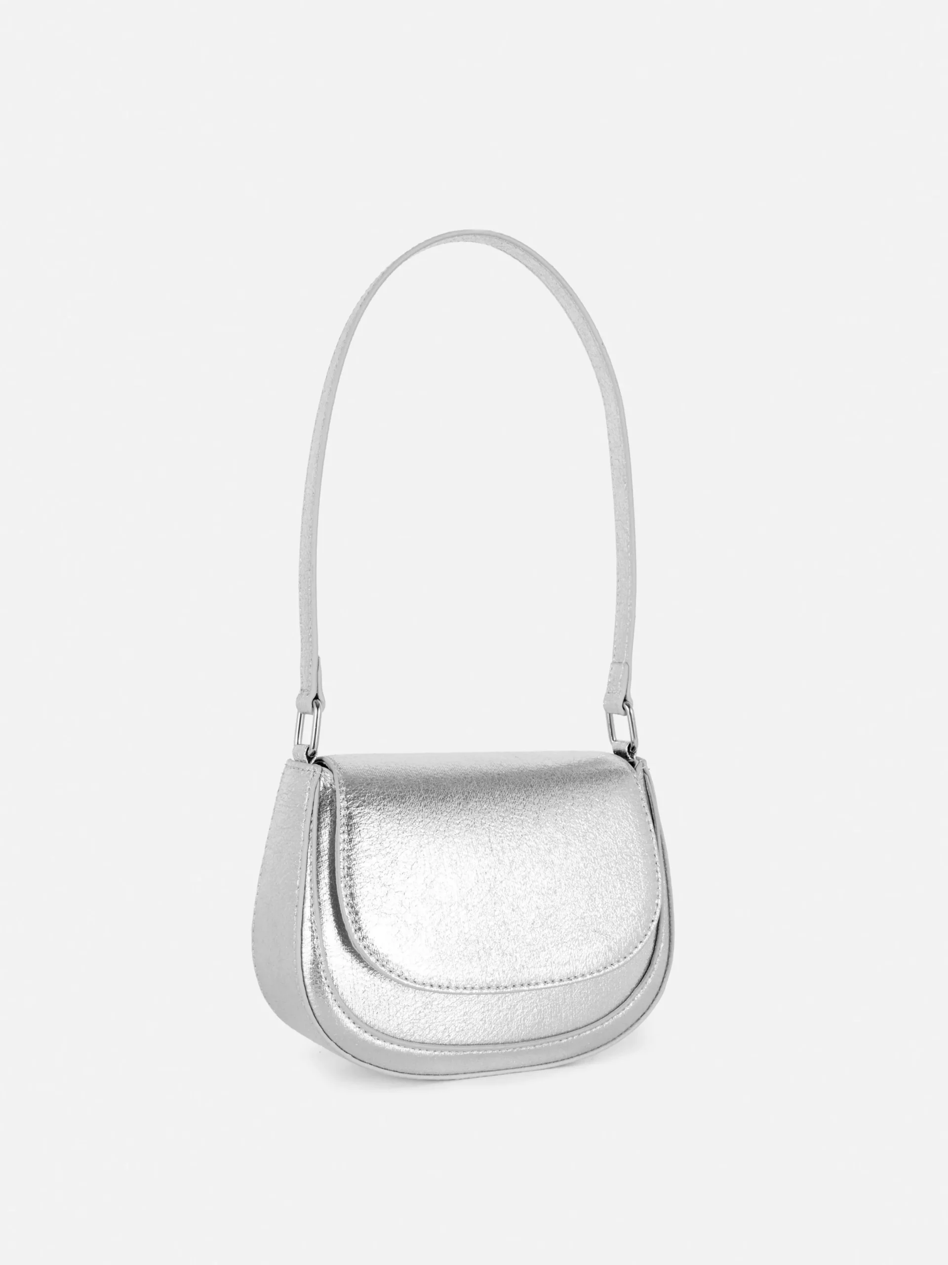 Taschen Und Portemonnaies|Primark Schultertasche Mit Überschlag Silber