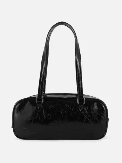 Taschen Und Portemonnaies|Primark Schultertasche Mit Falten Schwarz