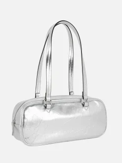 Taschen Und Portemonnaies|Primark Schultertasche Mit Falten Silber
