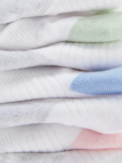 Socken|Primark Söckchen Mit Kontrasteinsatz, 7er-Pack Weiß