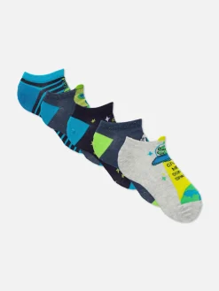 Socken|Primark Söckchen Mit Weltraumgrafik, 5er-Pack Marineblau