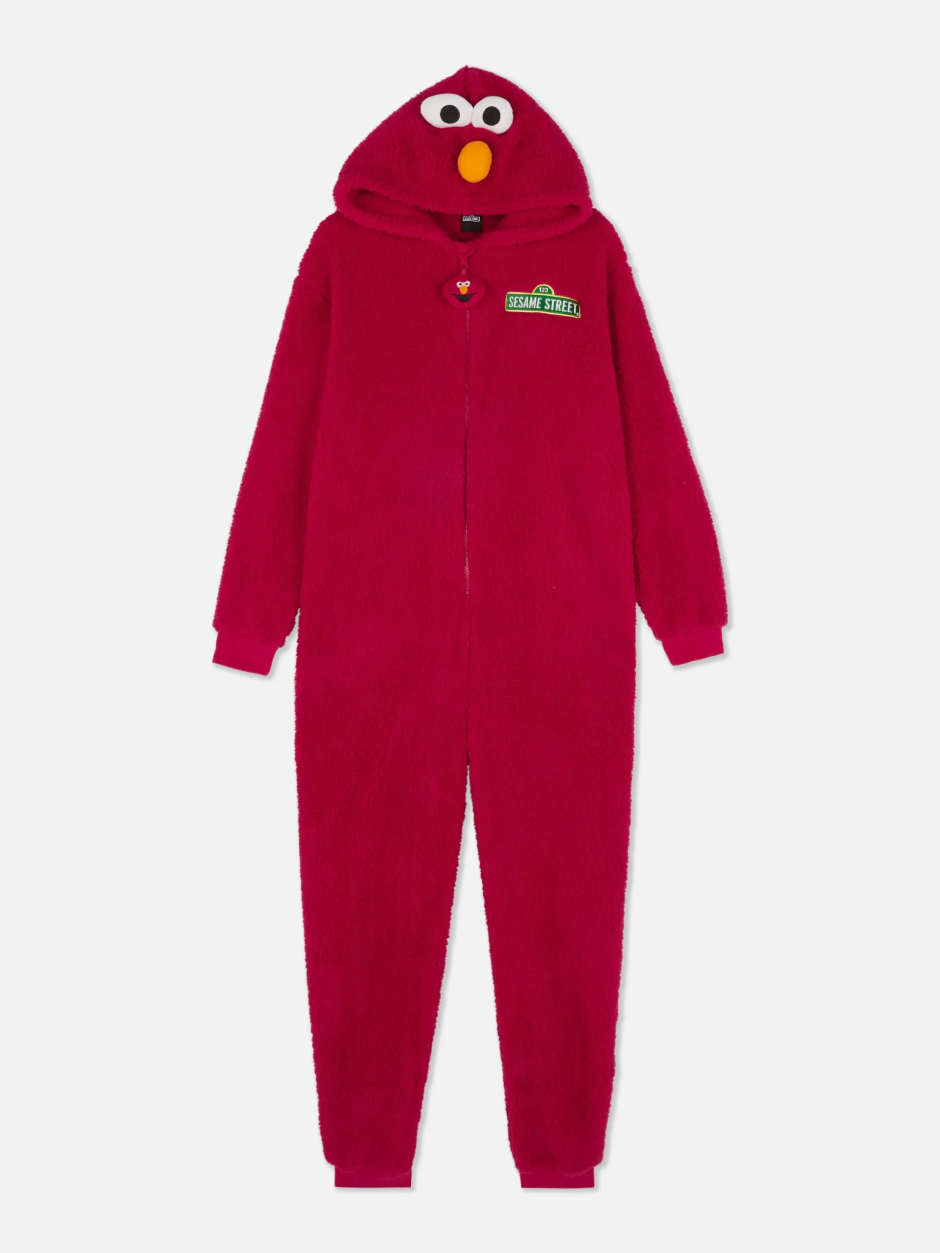 Snuddies Und Einteiler|Primark „Sesamstraße“ Einteiler Für Damen Rot