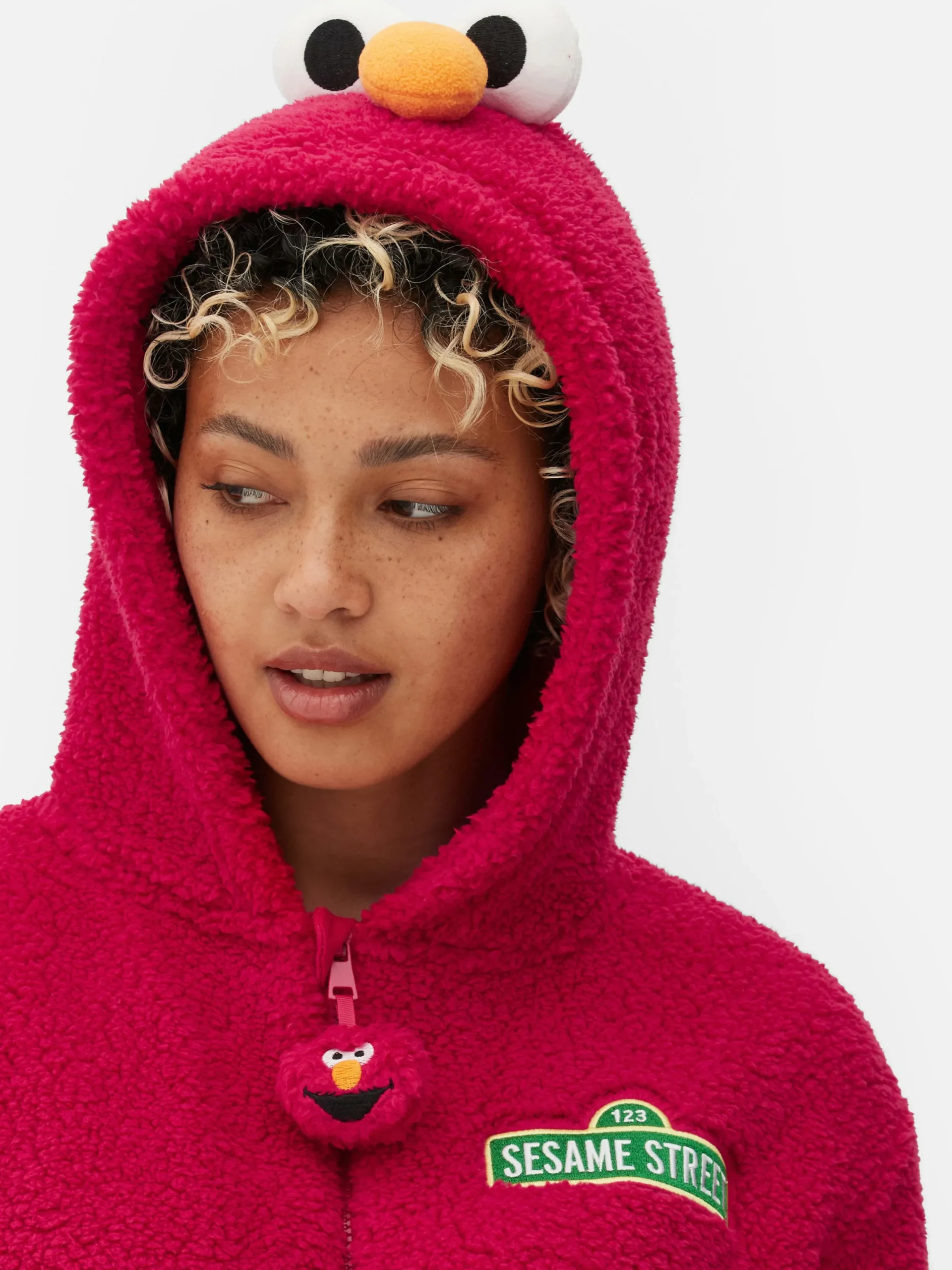 Snuddies Und Einteiler|Primark „Sesamstraße“ Einteiler Für Damen Rot