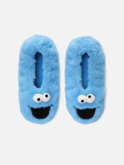 Socken|Primark „Sesamstraße Krümelmonster“ Haussocken Blau