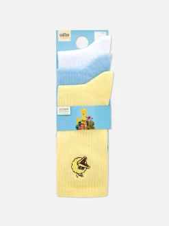 Socken|Primark „Sesamstraße“ Socken, 3er-Pack Gelb