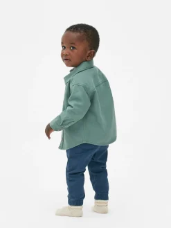 Sets Und Outfits|Primark Set Aus Dinosaurier-T-Shirt, Chinohose Und Hemdjacke Grün