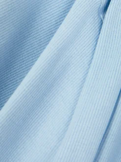 Sets Und Outfits|Primark Set Aus Geripptem T-Shirt Und Leggings Hellblau