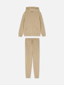 Sets Und Outfits|Primark Set Aus Hoodie Und Jogginghose Zum Kombinieren Steinfarben