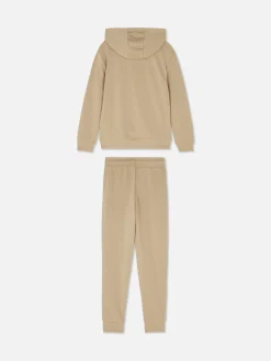 Sets Und Outfits|Primark Set Aus Hoodie Und Jogginghose Zum Kombinieren Steinfarben