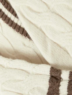 Sets Und Outfits|Primark Set Aus Strickpullover Und Rock Mit Zopfmuster Ecrufarben