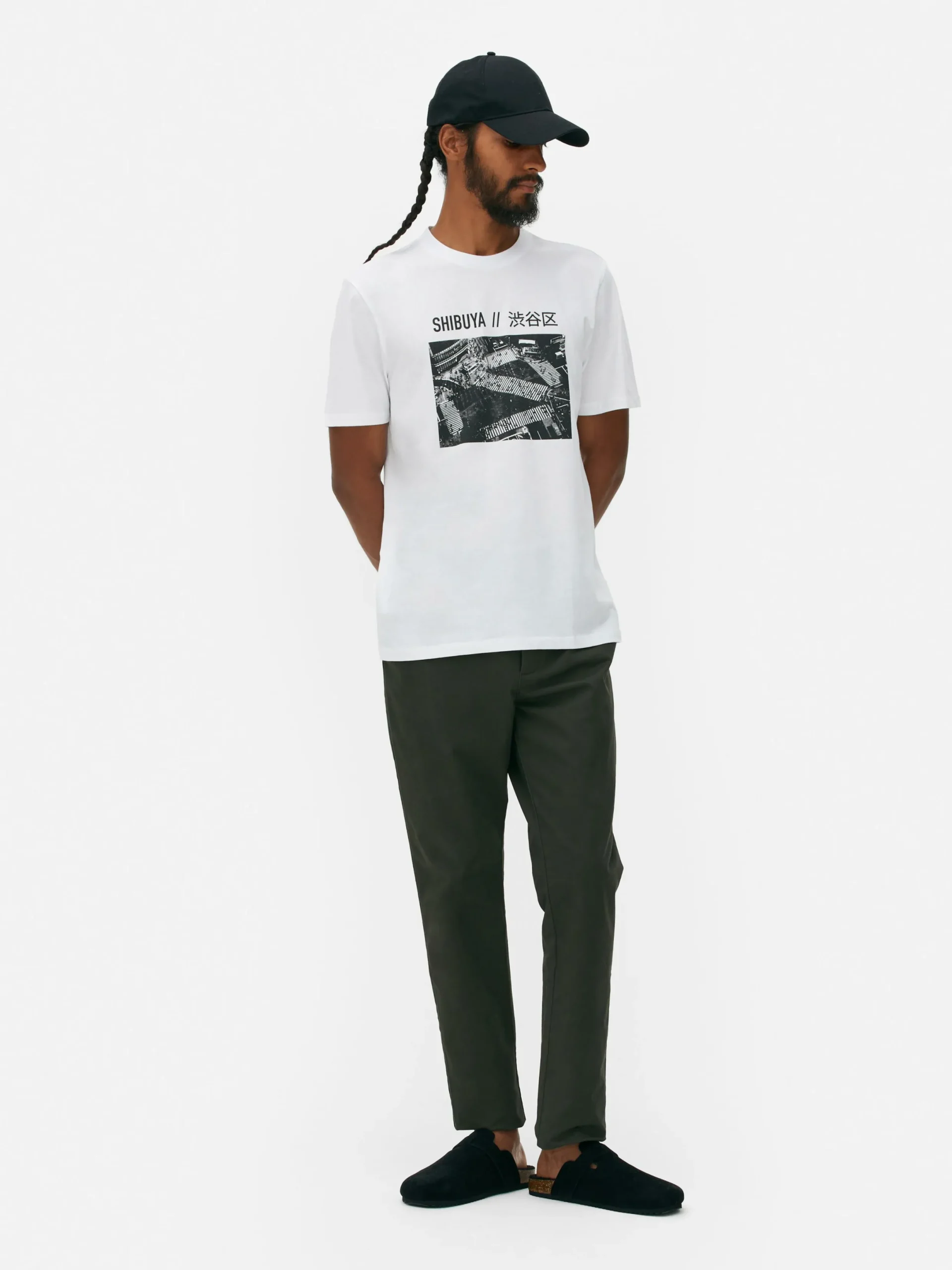 Tops Und T-Shirts|Primark „Shibuya Crossing“ T-Shirt Weiß