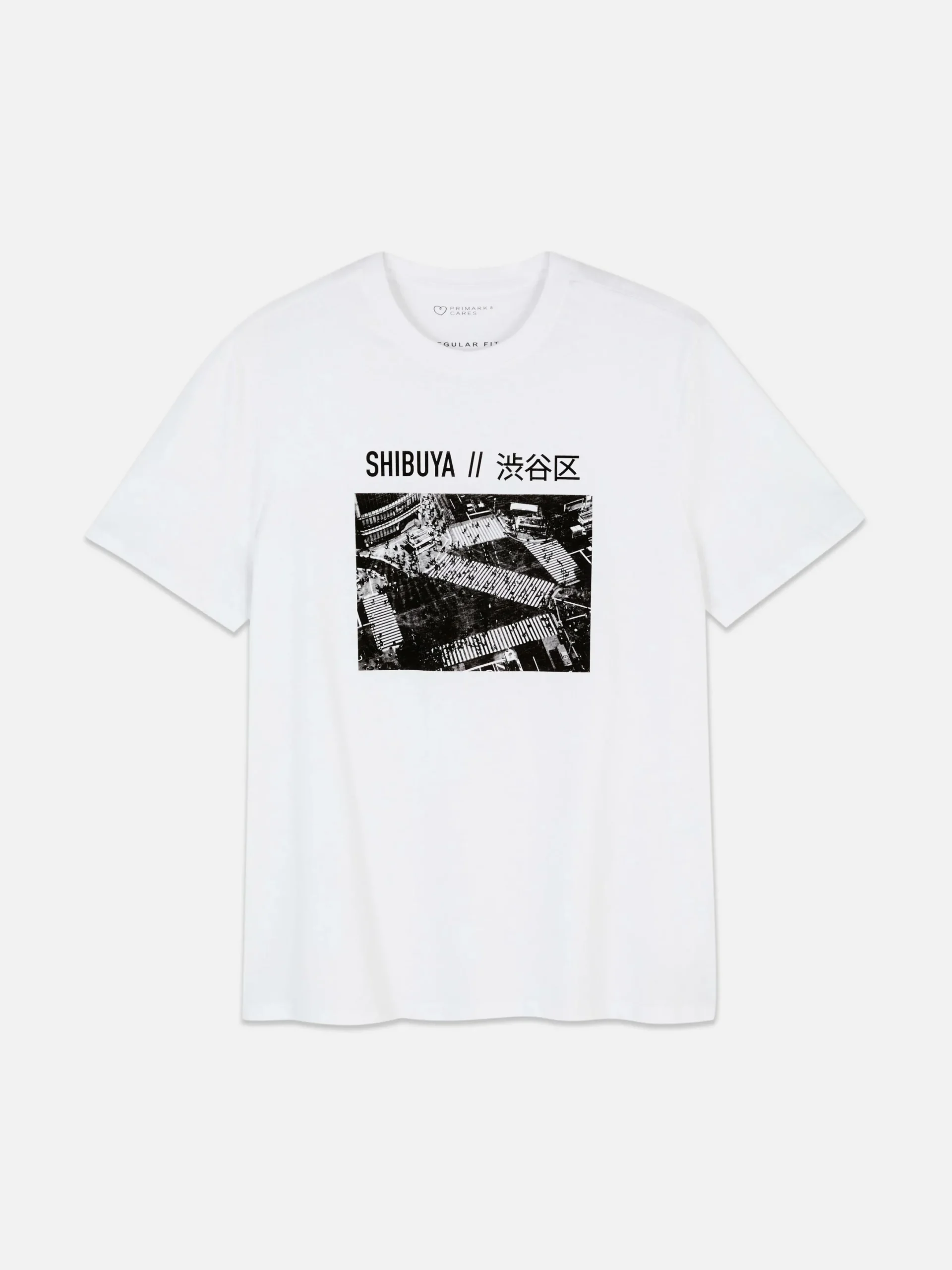 Tops Und T-Shirts|Primark „Shibuya Crossing“ T-Shirt Weiß