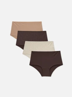 Slips|Primark Shorts Für Jeden Tag, 4er-Pack Naturfarben