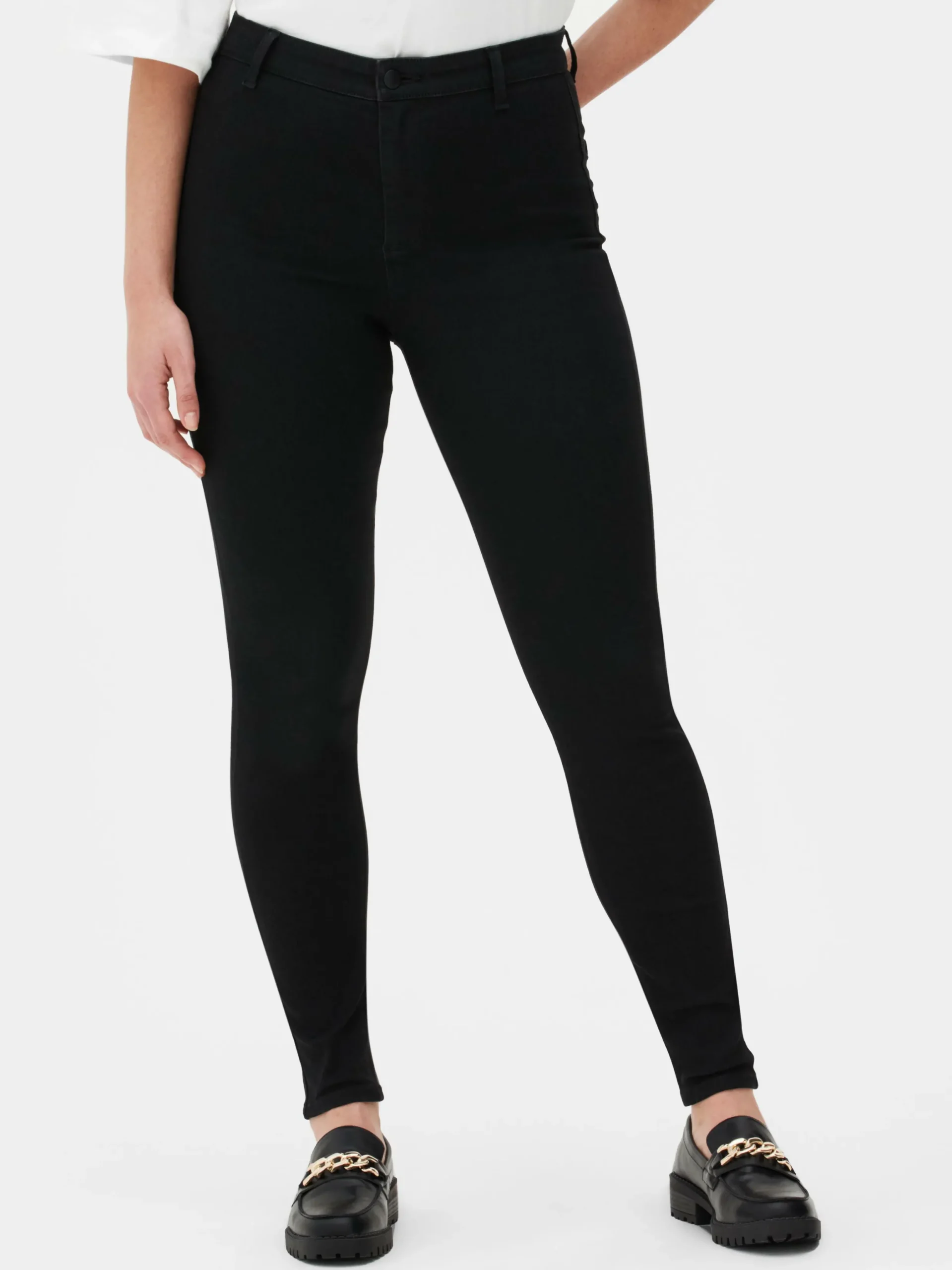 Denim|Jeans|Primark Skinny Jeans Mit Stretch Schwarz