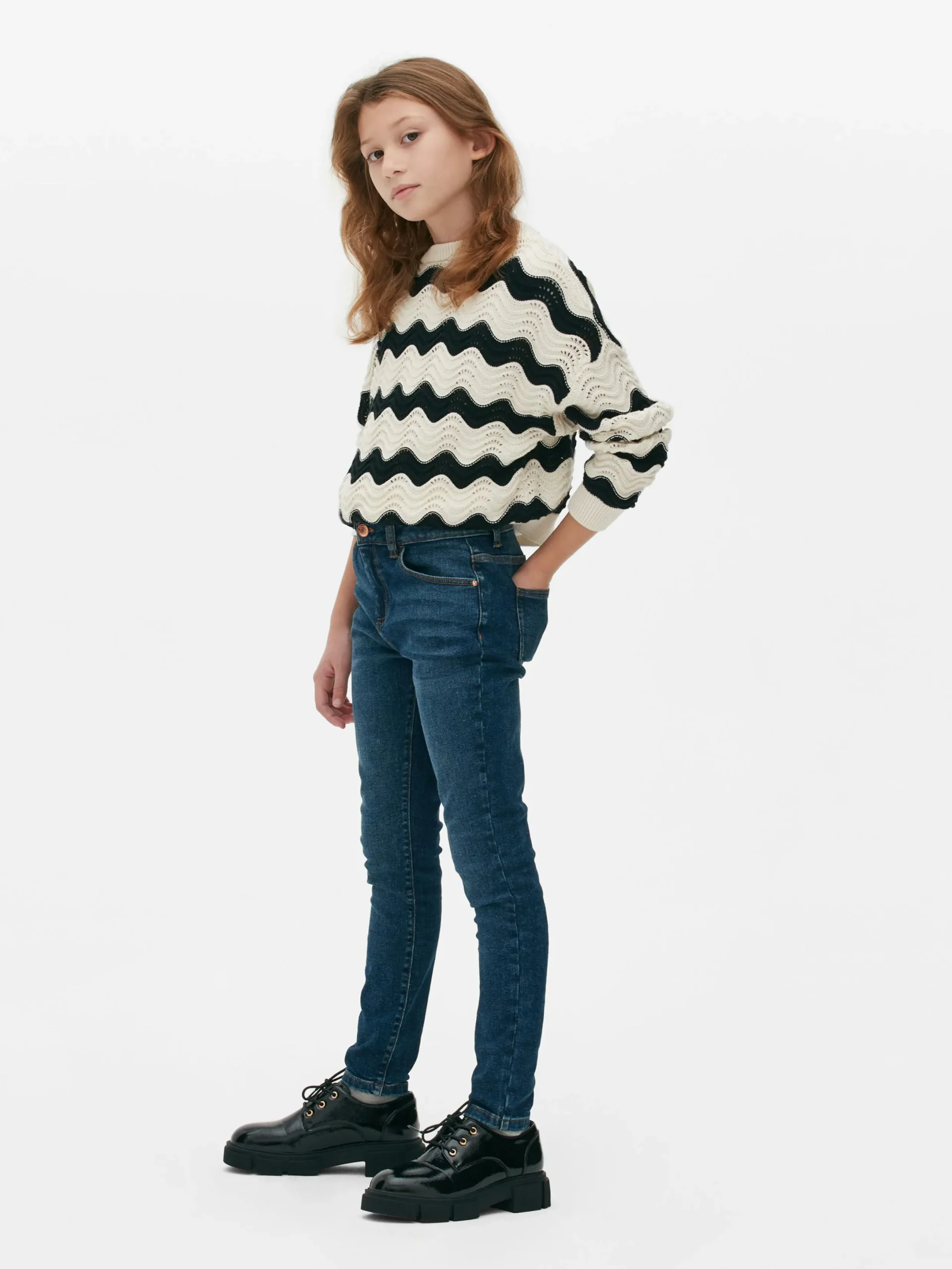 Jeans|Primark Skinny Stretch-Jeans Indigoblau
