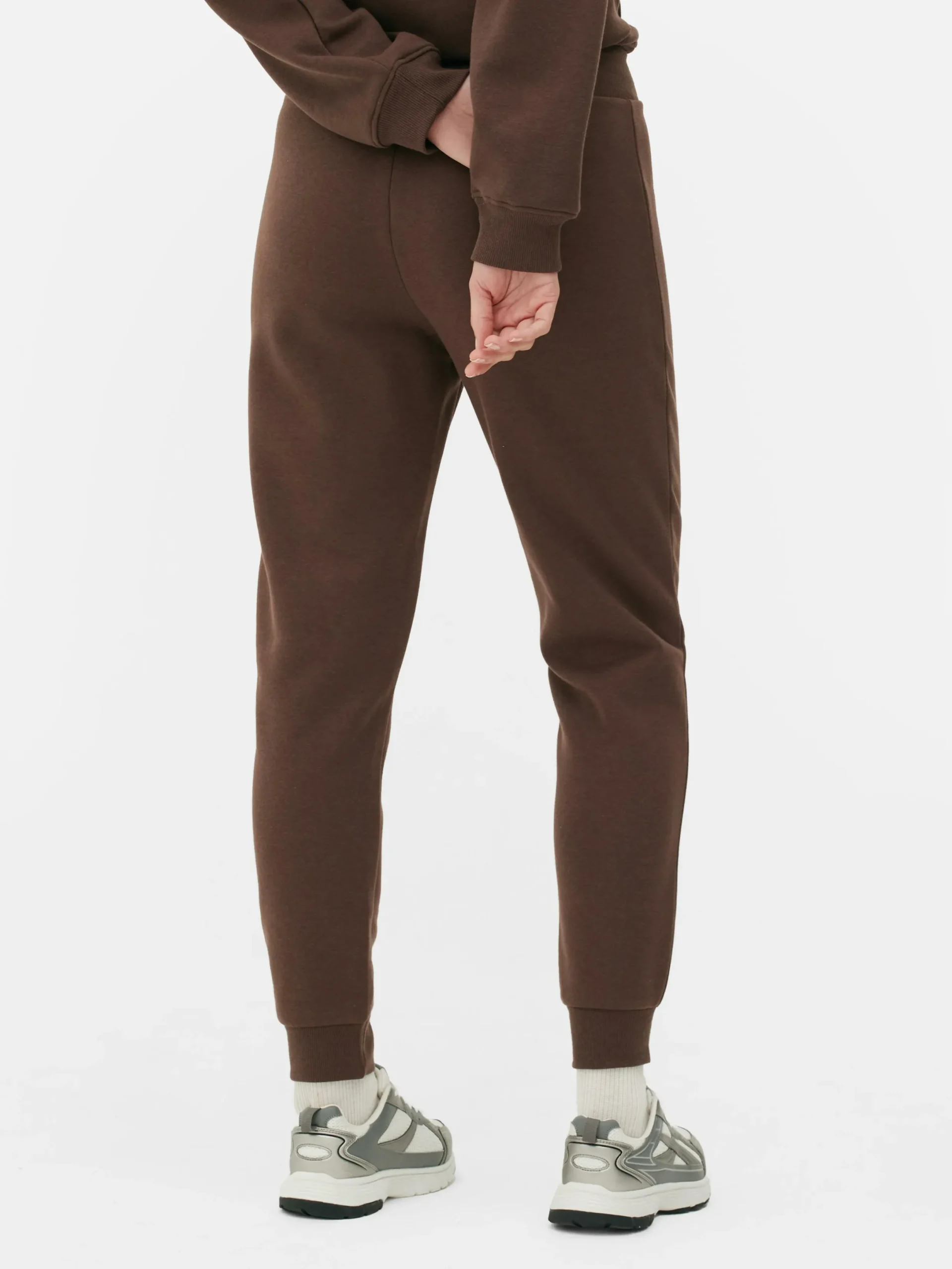 Jogginghosen|Primark Skinny-Fit-Jogginghose Schokoladenbraun