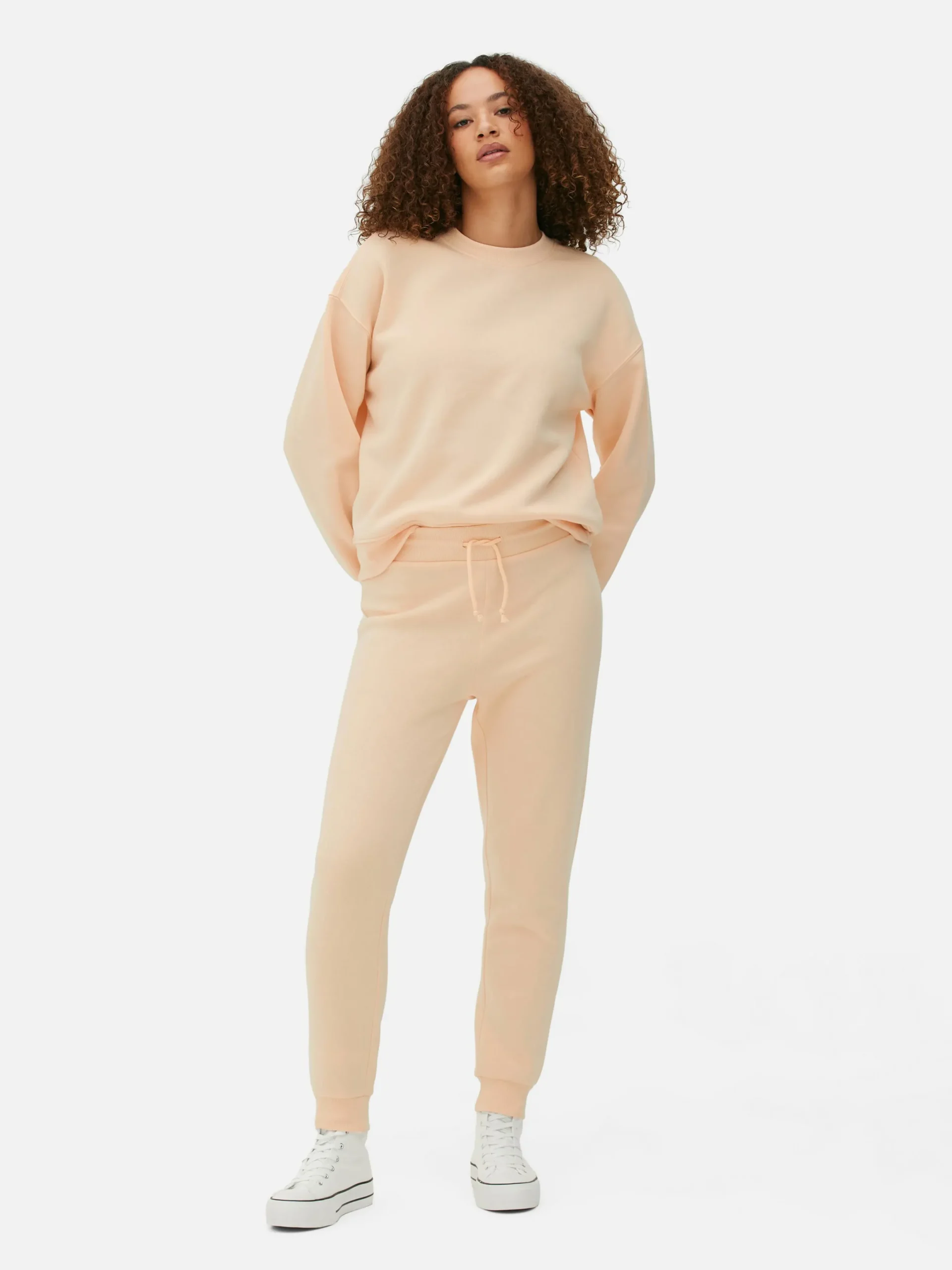 Jogginghosen|Primark Skinny-Fit-Jogginghose Pfirsichfarben