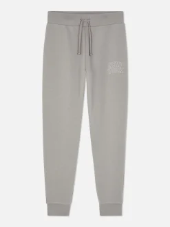 Jogginghosen|Primark Skinny-Fit-Jogginghose Mit Grafik Grau
