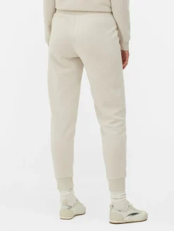 Jogginghosen|Primark Skinny-Fit-Jogginghose Mit Grafik Cremefarben