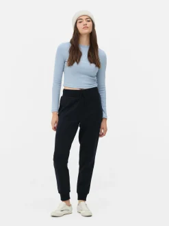 Jogginghosen|Primark Skinny-Jogginghose Mit Kordelzug Marineblau