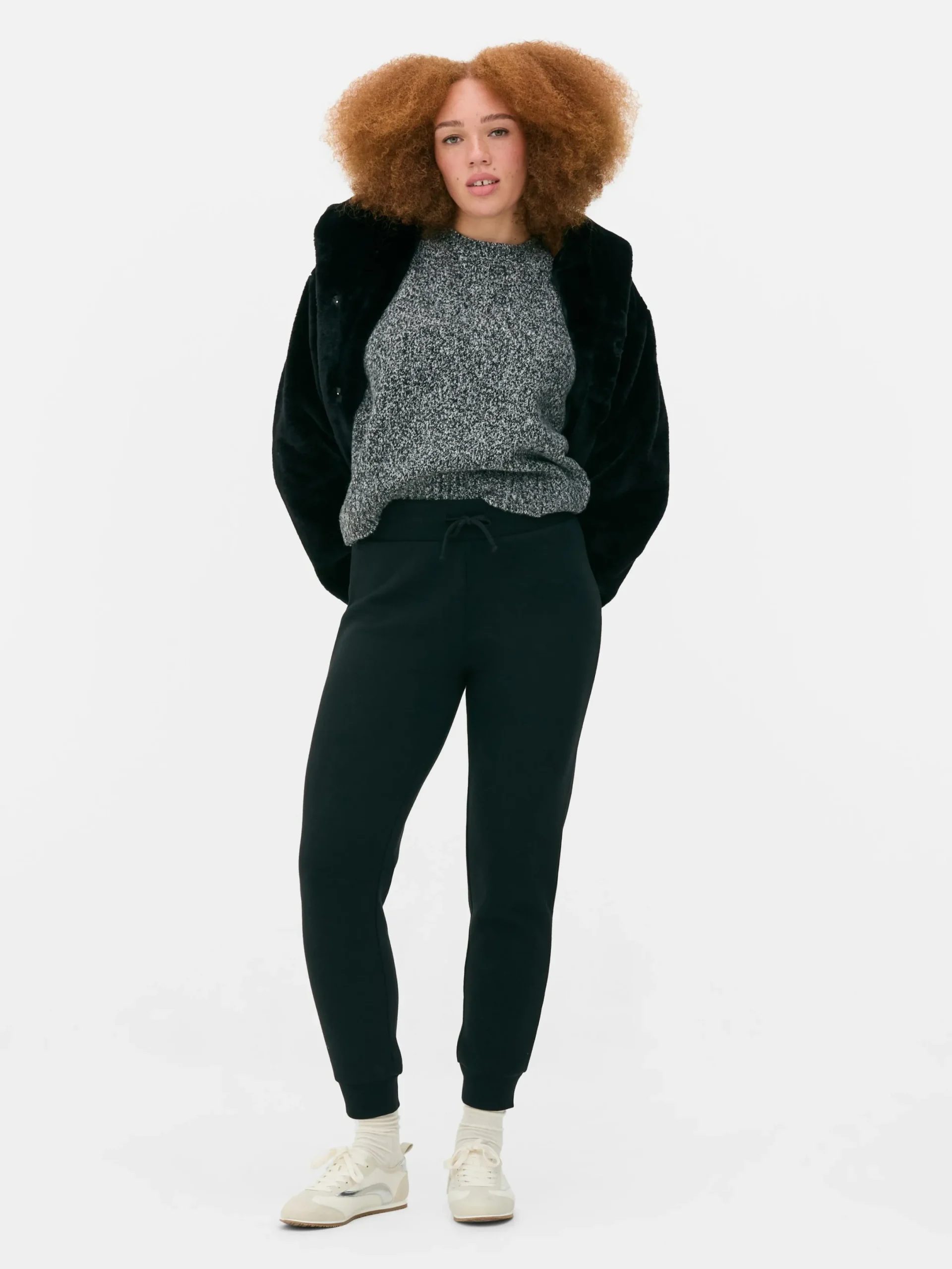 Jogginghosen|Primark Skinny-Jogginghose Mit Kordelzug Schwarz